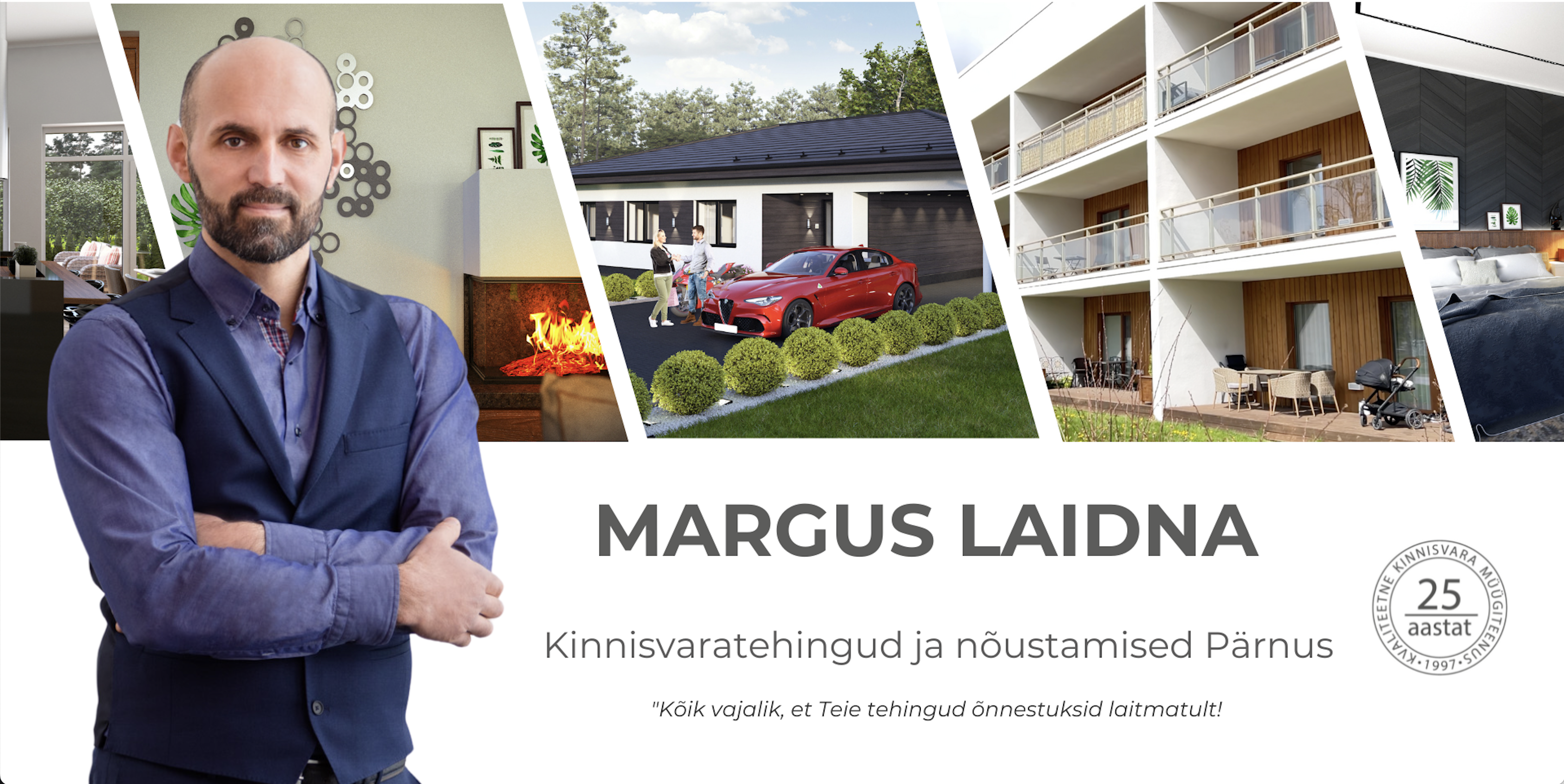 Margus Laidna, kinnisvaramüük ja nõustamised Pärnus